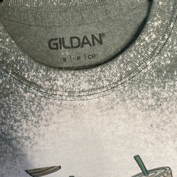 graphic tee coffee green size small gildan iced coffee design handmade - Picture 2 of 4